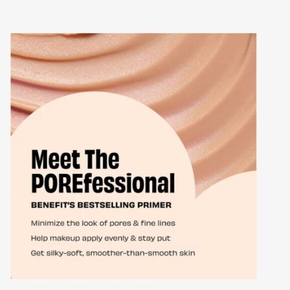 Benefit The POREfessional Pore Minimizing Face Primer .75oz NWT - Picture 2 of 4